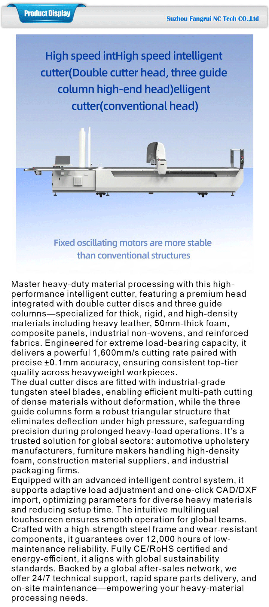 High-speed Cutting Machine -xiangqing1-FR034