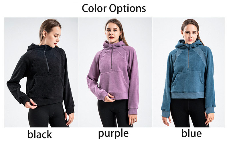 3 colors Fashion Women Running Hoodie