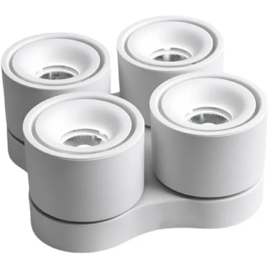 COB LED Ceiling Spotlight: Adjustable Dimmable Double Heads Downlight