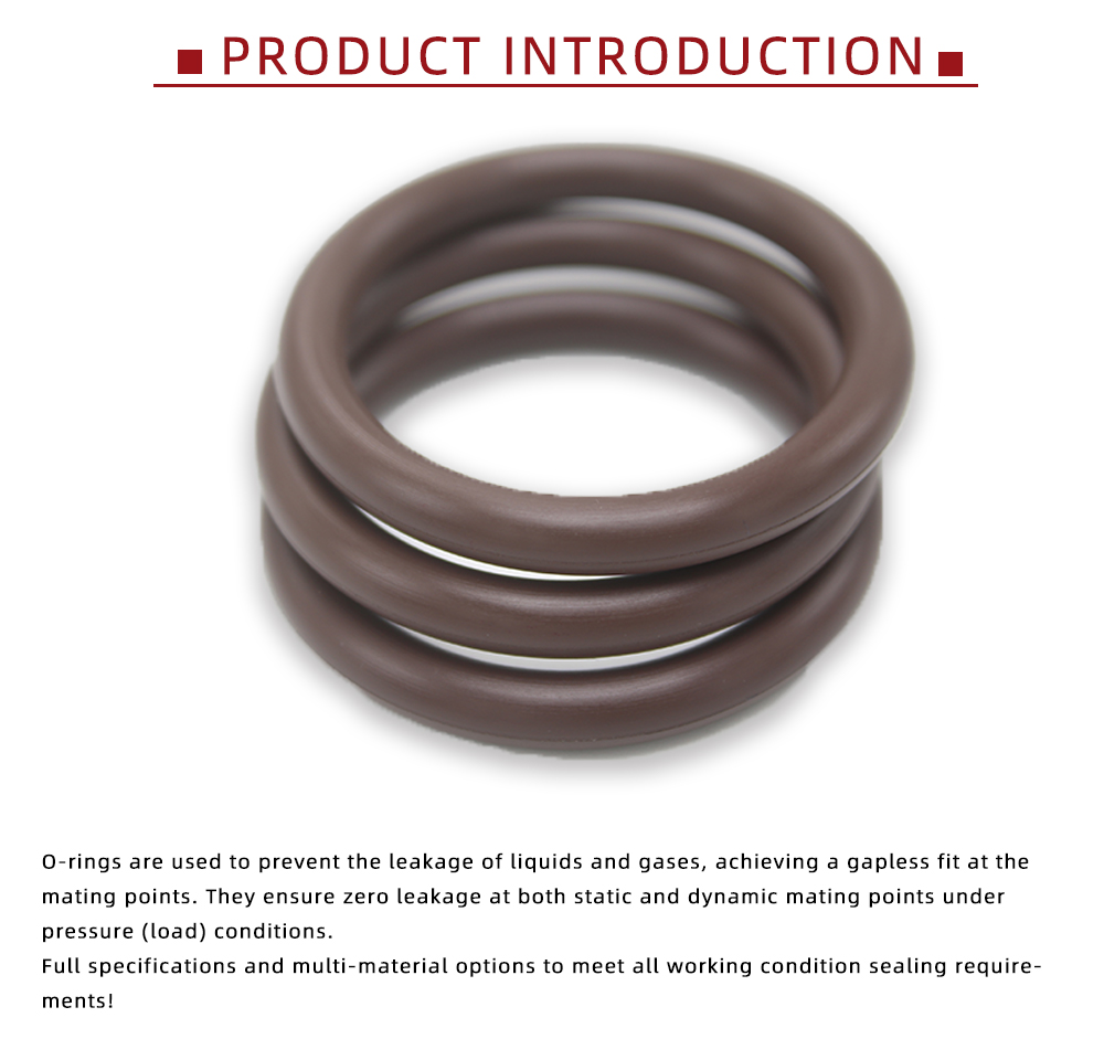 Brown FKM O-Ring Seals x