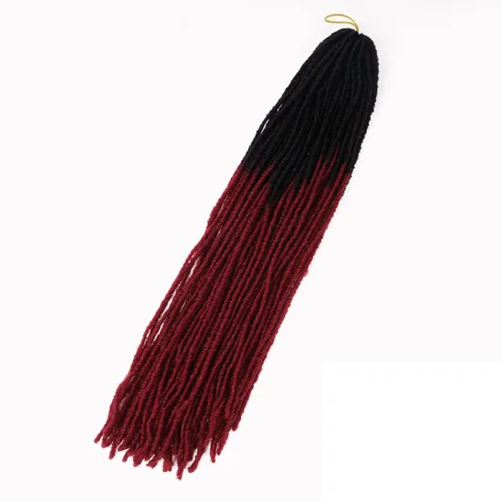 18 inch Natural Looking Mini Faux locs Crochet Hair Extension 26 roots/pack Synthetic Dreadlocs Hair crochet hair faux locs
