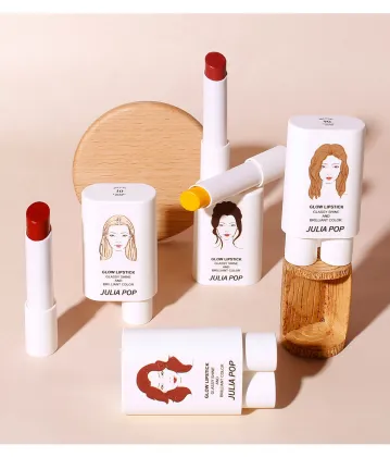 Vegan Brown Matte Lipstick - Organic, Painless, Solid, 2-Color