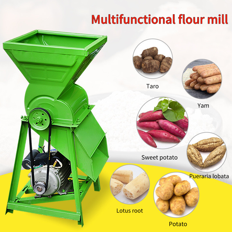 Multifunctional flour mill household potato starch machine potato lotus root flour mill ginger refiner taro grinder