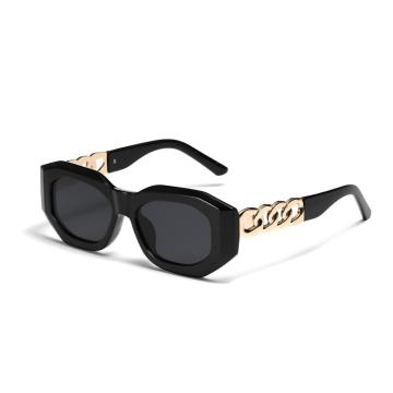 2022 Großhandel Square Gläses Rahmen schwarze Sonnenbrillen Neue Frauen Mode -Sonnenbrille