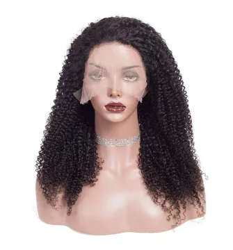 factory store kinky curl raw 100% virgin 4x4 straight brazilian frontal hd wig full lace front cuticle aligned human hair wigs