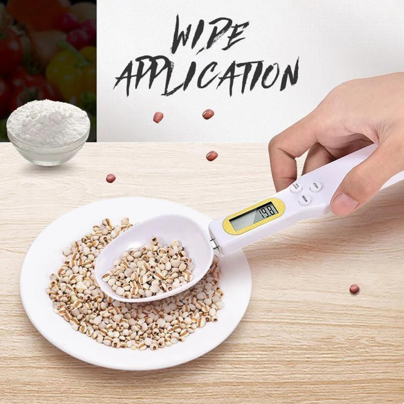 Portable LCD Digital Kitchen Scale Measuring Spoon Gram Electronic Spoon Weight Volumn Food Scale New High Quality 0.1g Accuracy