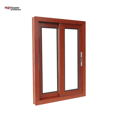 Australia Natural Beauty Sliding Windows with Wood Grain Finish