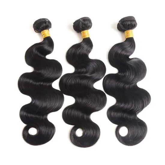Brazilian Body Wave Bundles 100% Virgin Human Hair Bundles Unprocessed Weave Hair Human Bundles of Brazilian Hair Natural Black