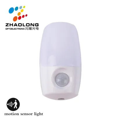 Plug-In Motion Sensor LED Wall Lamp - Smart Night Light