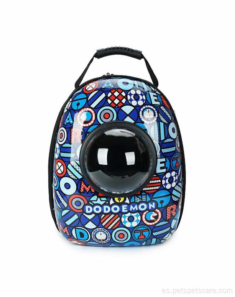 Mochila de gato portadores de viajes coloridos jaulas de mascotas