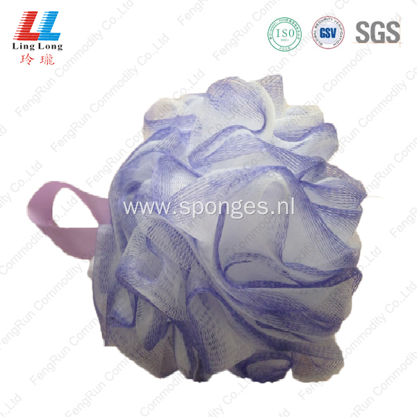 Mixture smooth bath ball mesh pouf sponge