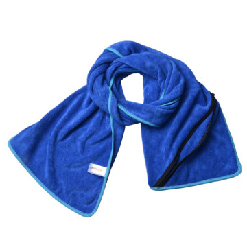 Gym Towel Custom Logo Microfiber gym towel sweat sports towel with logo Supplier