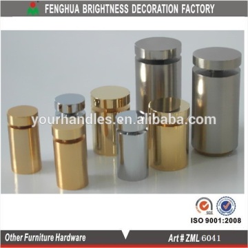 aluminum standoffs,Wall mounted Sign Standoffs ,handrail bracket glass wall standoff