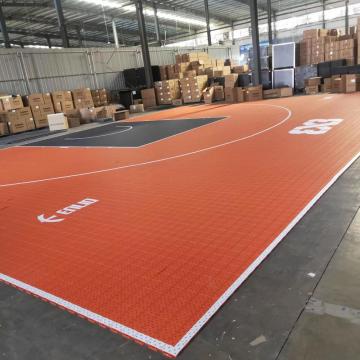 Anti-slip Anti-agging Multi-purpose Modular Interlocking Plastic Basketball Court Flooring