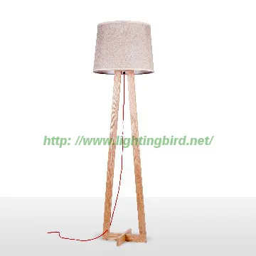 Modern Simple natural  Wooden Floor Lamps / floor light Fixtures