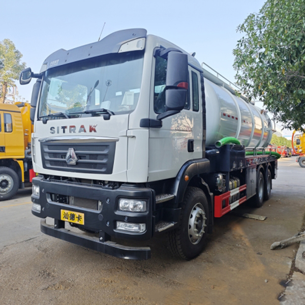Sitrak 6x4 13cbm Caminhão de sucção de esgoto