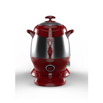 Noble quality stainless steel electric tea maker (orange)