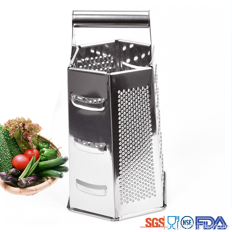 Metal Grips 6 In 1 Kitchen Grater