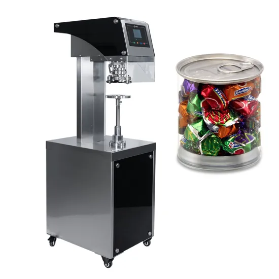 Pet Jar Bear Candy Sealing Machine - 25 Cans per Min