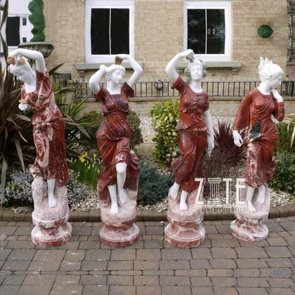 Factory Supply western marble lady statue