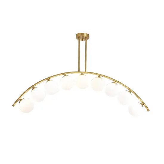 INSHINE Arc White Bulb Pendant Light