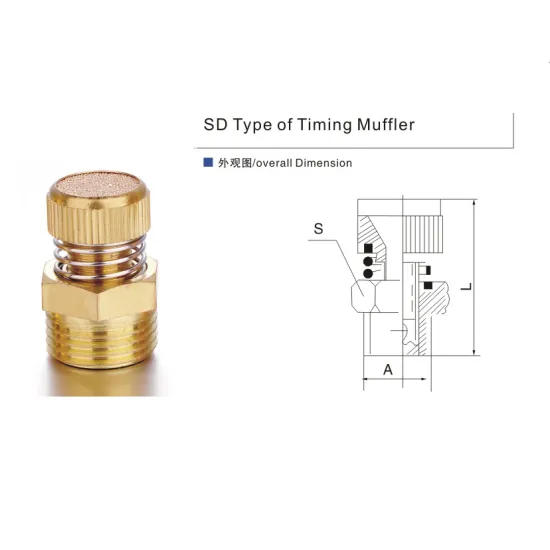 Sintered Brass Bronze Filter muffer