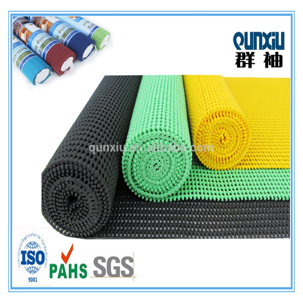 tapis de sous-tapis en mousse de PVC / rouleau noir