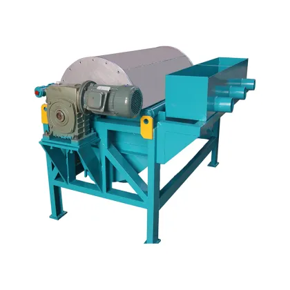 Small dry drum magnetic separator magnetic iron separator
