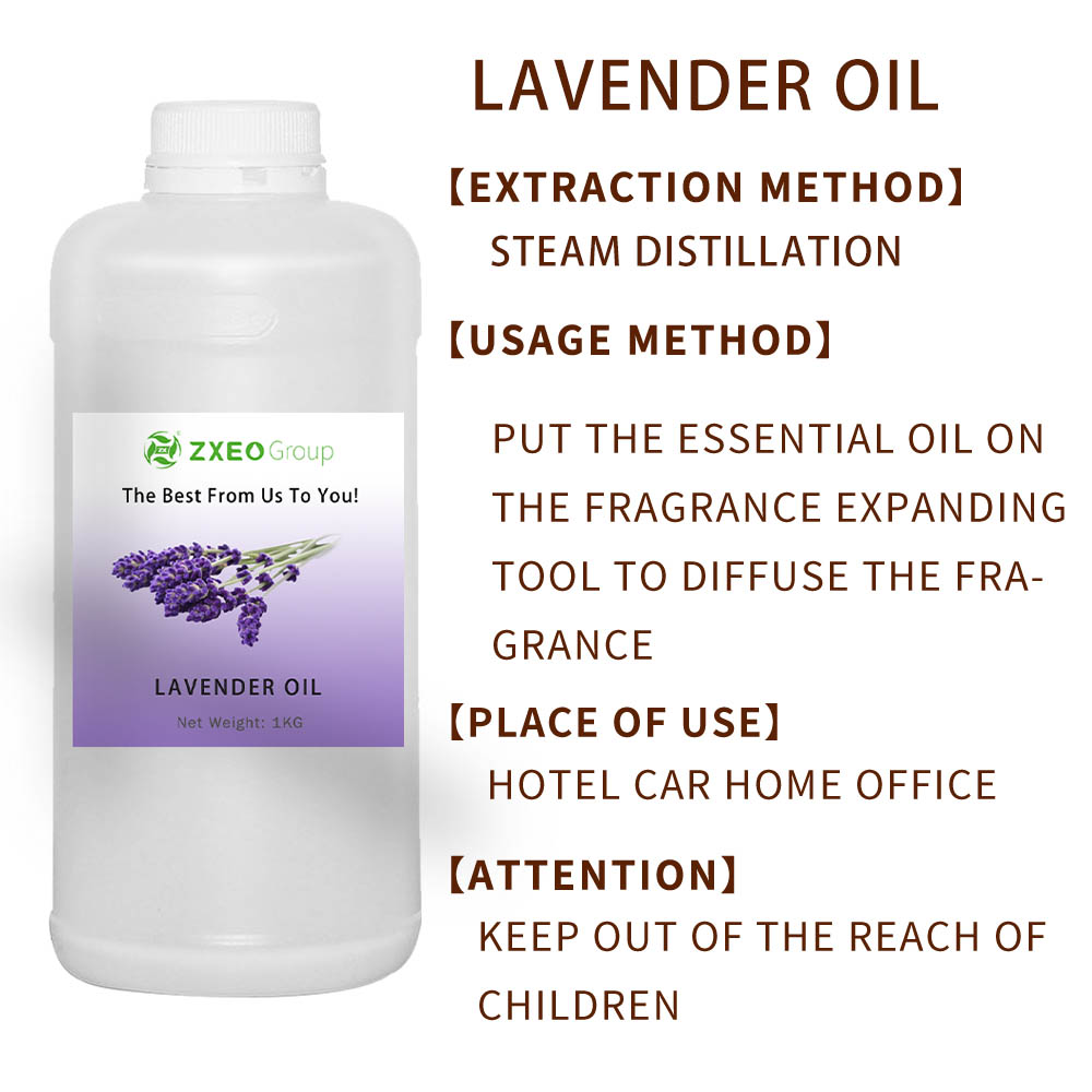 Masaje natural del cuidado de la piel Aceite de lavanda