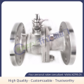 High Platform Valve Two-piece flange ball valve Manufactory