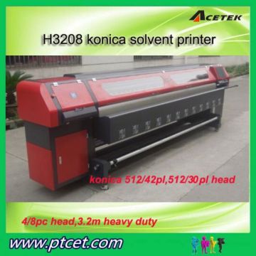 Highest speed with konica 512 vinyl sticker printing solvent printer