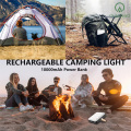 Camping portátil LED 20W Linterna de campamento retro recargable