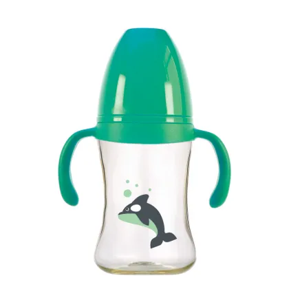 Wide neck 180ml baby bottle OEM PPSU