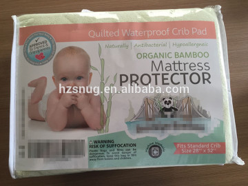 Organic bamboo mattress protector
