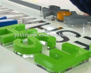 Customized Engraving Acrylic Letter Signs FZ-LTS1166