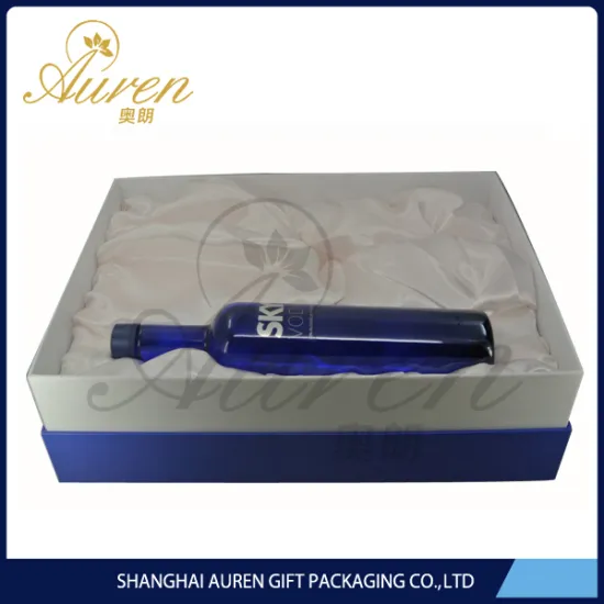 Christmas promotional newest white paper wine packaging box