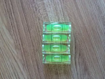 40*15*15 Plastic Square Section Spirit Level Vials