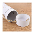 Cardboard Tube Packaging Round Paper Box with Handle