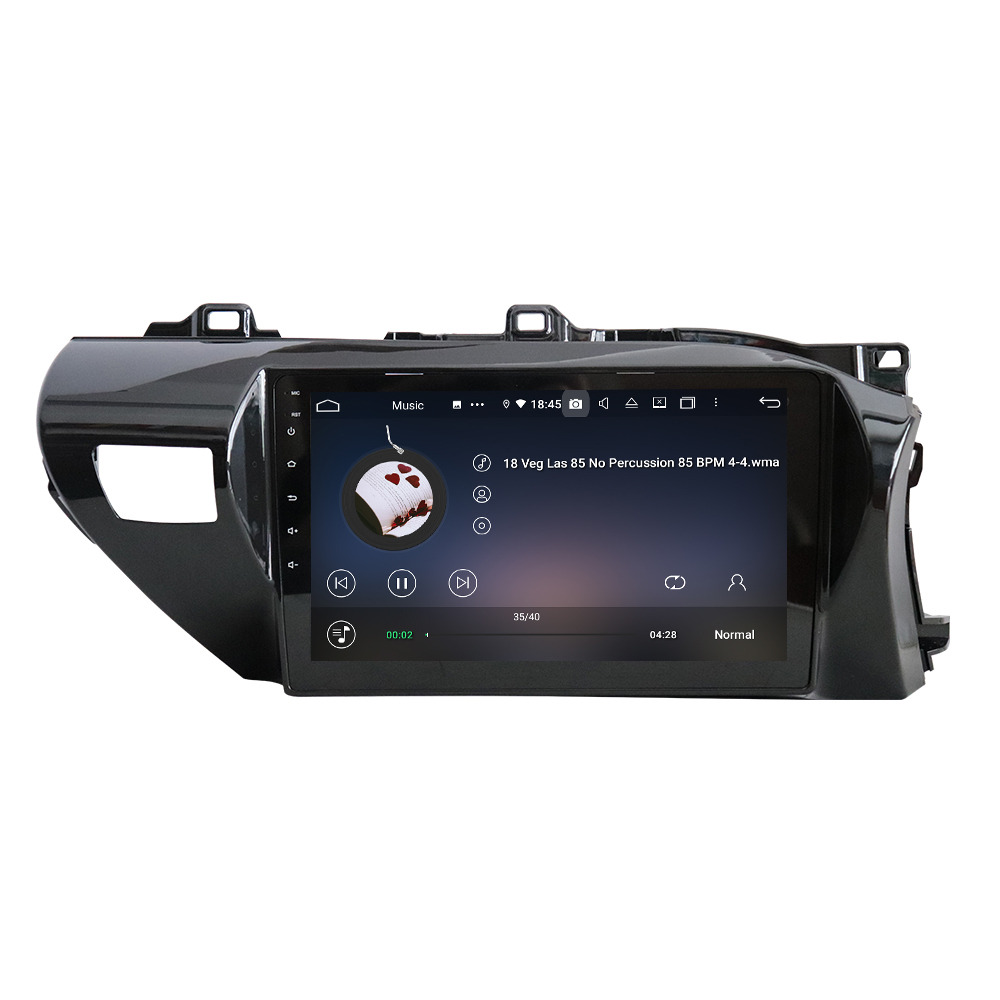 Android car stereo for Toyota Hilux 2016-2020 RHD