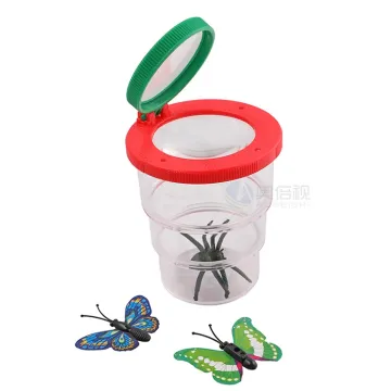 MG20181 Portable Loupe Insect Box Magnifier 3X 6X for Kids Adventure Kits