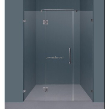 copper hinges Shower Screen With Glass