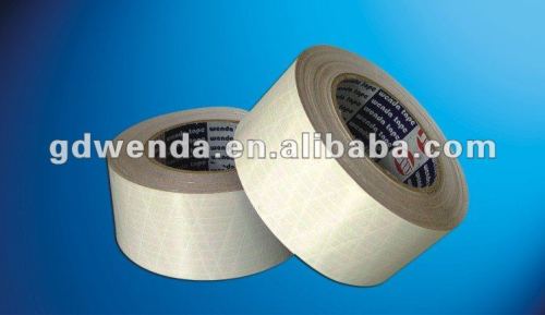 Self adhesive white polypropylene scrim kraft tape