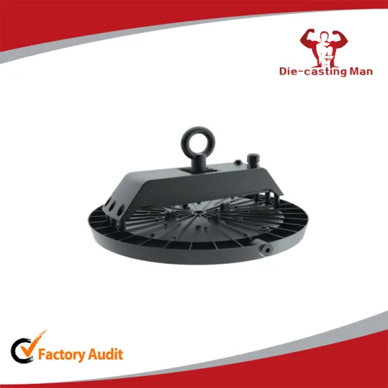 Latest style double gray sandy black silver street light aluminium housing