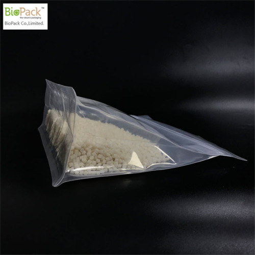 Zipper Full Transparent Upright Food Bag