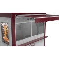 Low-Cost Removable Feet Food Kiosk