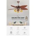 Classic Traditional leaf blade Indoor Outdoor Ceiling Fans