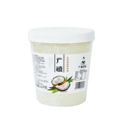 1.8kg Original Nata de Coco Jelly in Syrup for Bubble Tea: Sweetening Your Beverage Experience