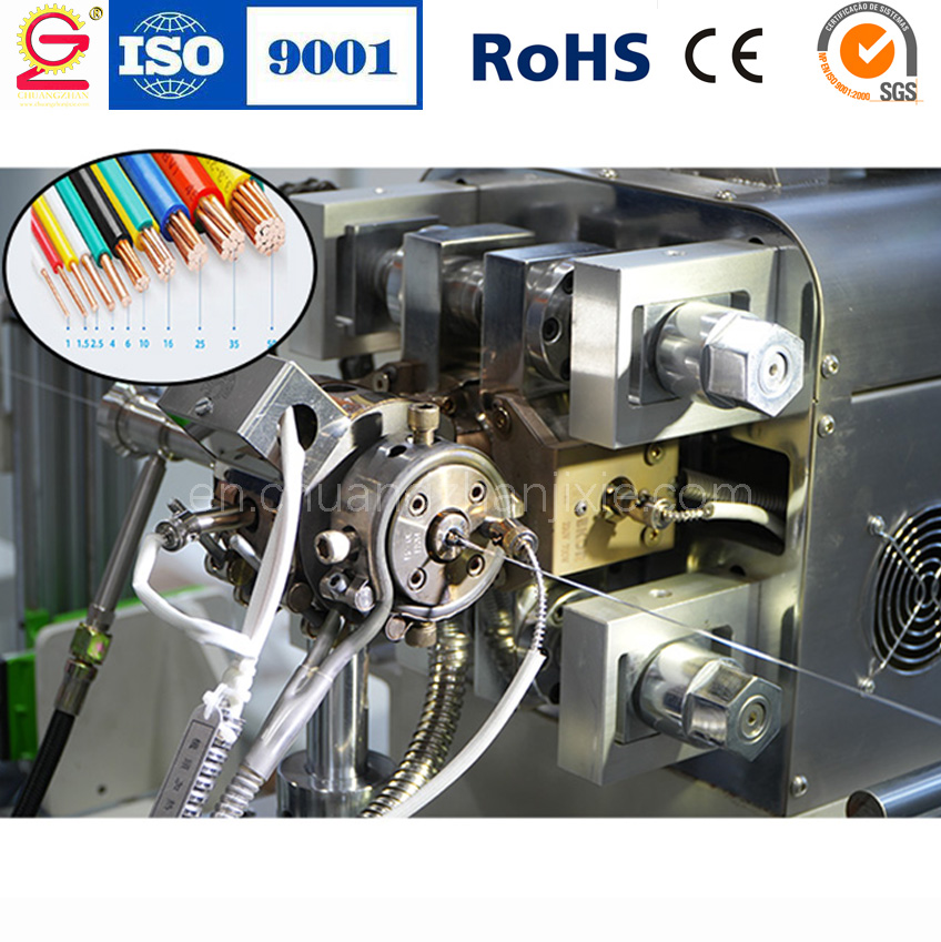 FEP wire insulation extruder