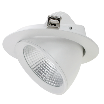 Adjustable Rotatable LED Gimbal Downlights 30W 40W 50W COB Commercial Lighting