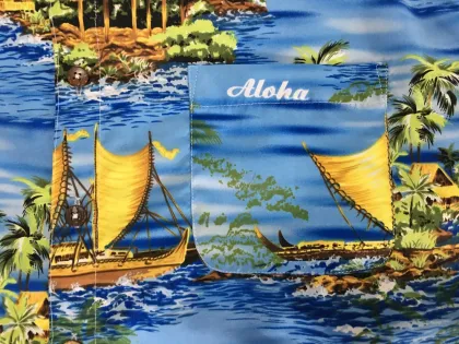 Men Hawaiian Beach Shirt